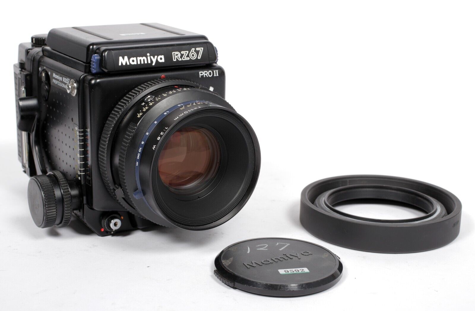 Mamiya RZ67 PRO II 6X7 camera with WLF + 120 back + Z 110mm F2.8 W lens  #9592